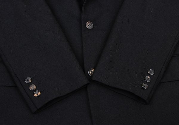 Y's for men Wool Gabardine Tailored Blazer Black Size L