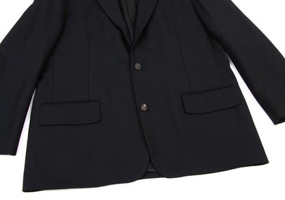 Y's for men Wool Gabardine Tailored Blazer Black Size L