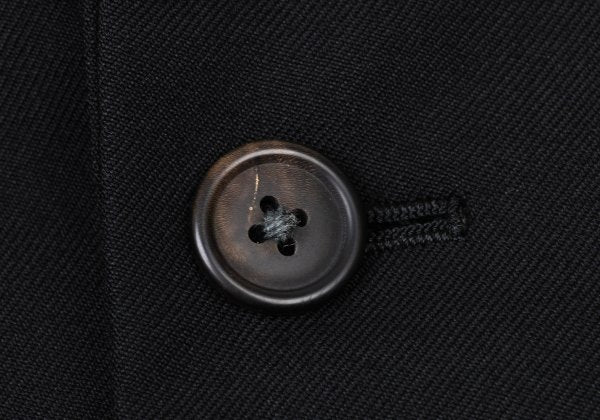 Y's for men Wool Gabardine Tailored Blazer Black Size L