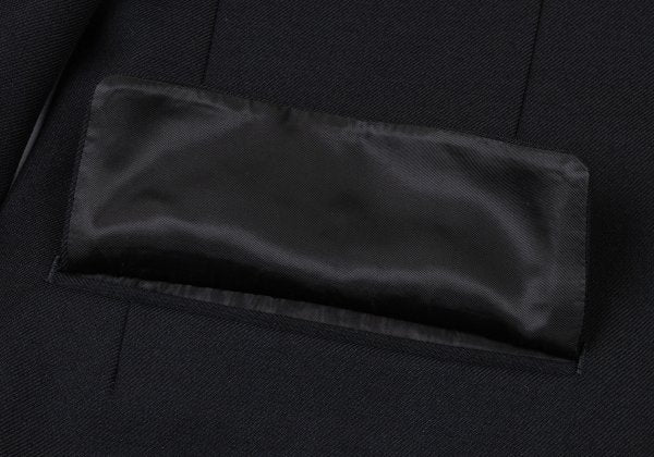 Y's for men Wool Gabardine Tailored Blazer Black Size L