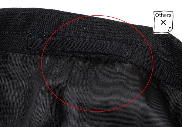 Y's for men Wool Gabardine Tailored Blazer Black Size L