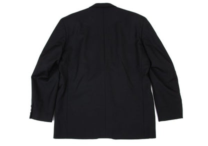 Y's for men Wool Gabardine Tailored Blazer Black Size L