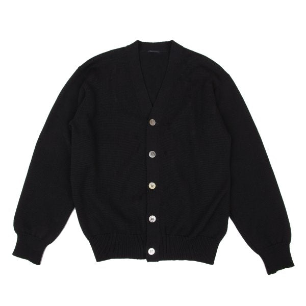 Y's for men Wool Knit Cardigan Black Size M