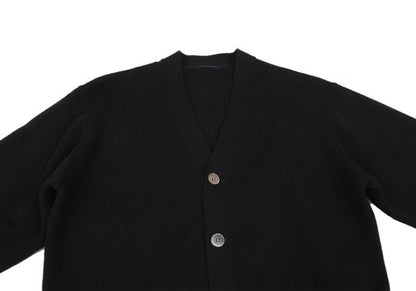 Y's for men Wool Knit Cardigan Black Size M