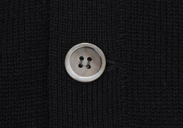 Y's for men Wool Knit Cardigan Black Size M