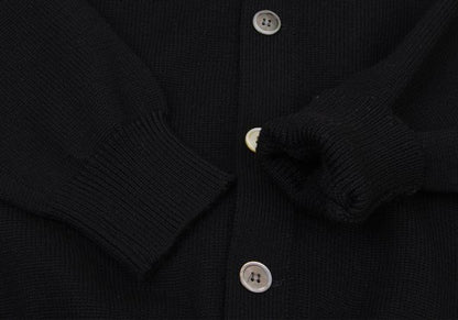 Y's for men Wool Knit Cardigan Black Size M