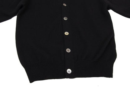 Y's for men Wool Knit Cardigan Black Size M