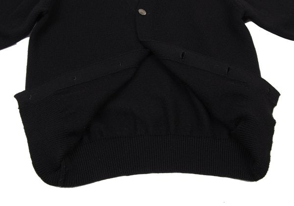 Y's for men Wool Knit Cardigan Black Size M