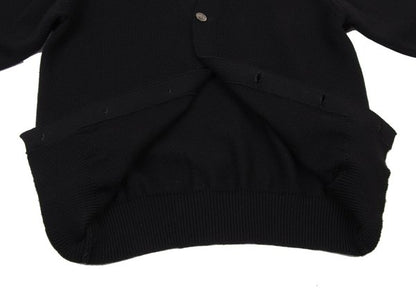 Y's for men Wool Knit Cardigan Black Size M