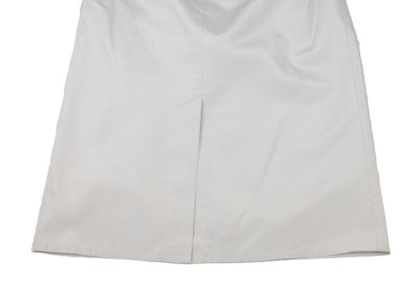yoshie inaba Silk Center Slit Midi Skirt Gray Size 9