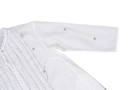 ISSEY MIYAKE HaaT Zigzag Embroidered Dress White Size 2