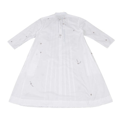 ISSEY MIYAKE HaaT Zigzag Embroidered Dress White Size 2