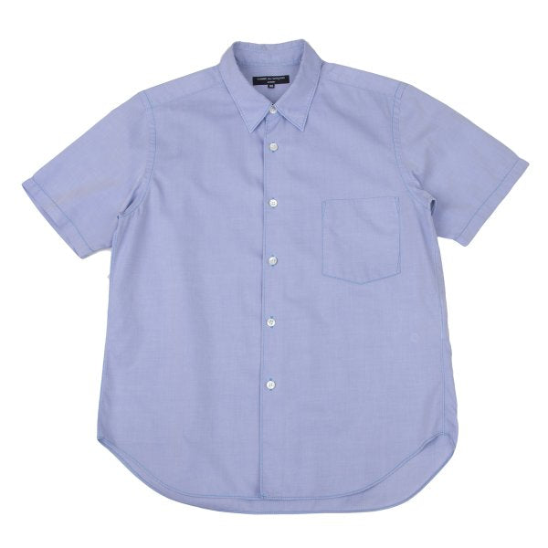 COMME des GARCONS HOMME Washed Cotton Shirt Blue Size SS