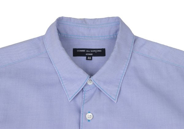 COMME des GARCONS HOMME Washed Cotton Shirt Blue Size SS