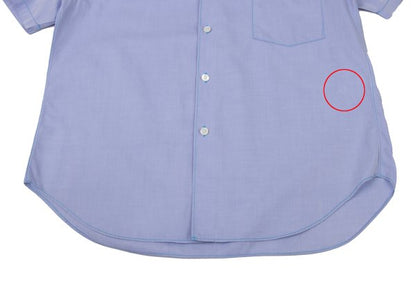 COMME des GARCONS HOMME Washed Cotton Shirt Blue Size SS