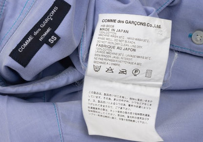 COMME des GARCONS HOMME Washed Cotton Shirt Blue Size SS