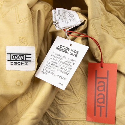 ISSEY MIYAKE HaaT Graphic Embroidered Jacket Mustard Size 2