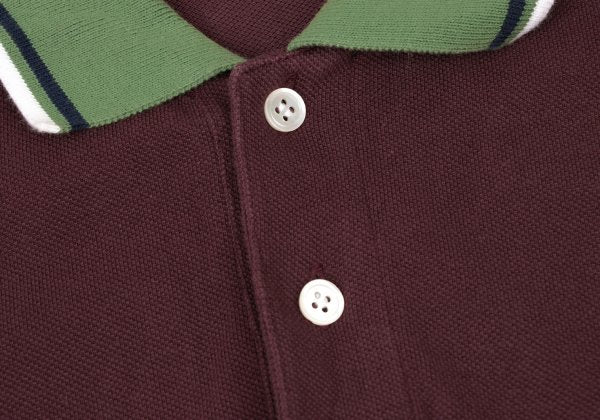 COMME des GARCONS HOMME PLUS Cotton Polo Burgundy Size M