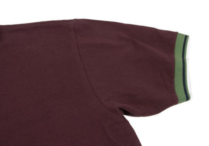 COMME des GARCONS HOMME PLUS Cotton Polo Burgundy Size M