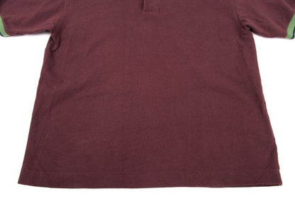 COMME des GARCONS HOMME PLUS Cotton Polo Burgundy Size M