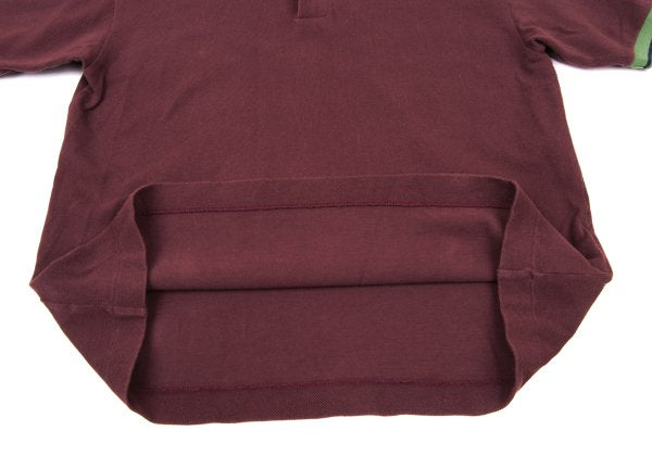 COMME des GARCONS HOMME PLUS Cotton Polo Burgundy Size M