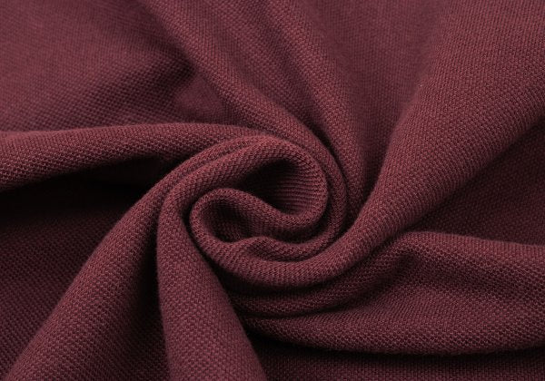 COMME des GARCONS HOMME PLUS Cotton Polo Burgundy Size M