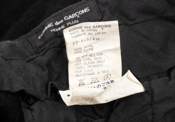 COMME des GARCONS HOMME PLUS Early Pants Black Size M