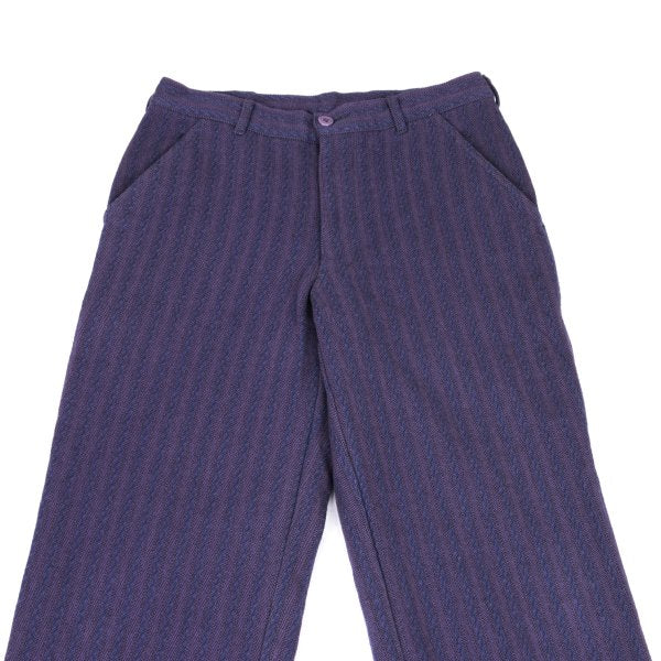 COMME des GARCONS HOMME PLUS 99AW Wool Pants Purple Size M
