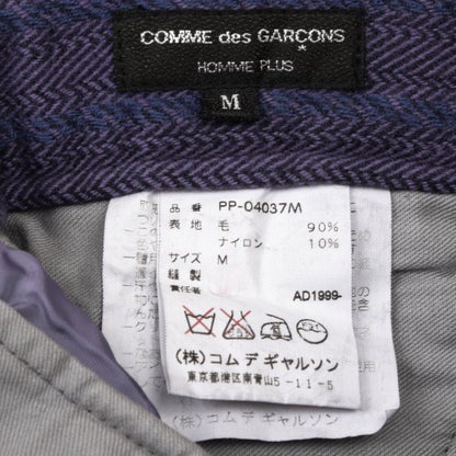 COMME des GARCONS HOMME PLUS 99AW Wool Pants Purple Size M