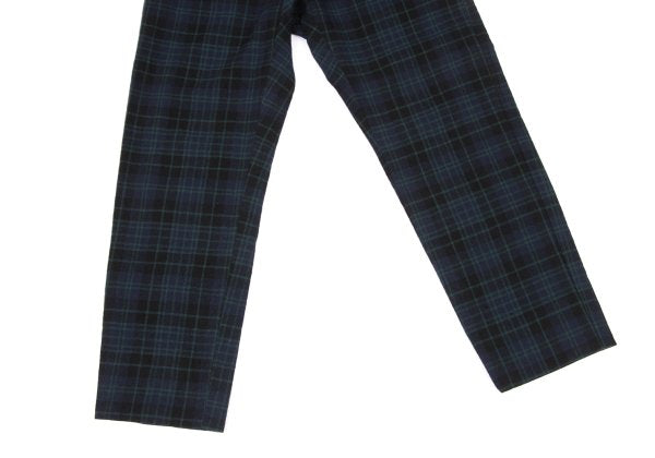 COMME des GARCONS HOMME PLUS Wool Check Navy Green Pants Size M