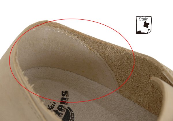 Dr.Martens DANTE Suede Sneakers Beige Size UK7 (26cm)