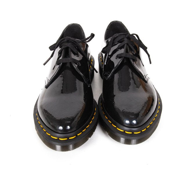 Dr.Martens DUPREE Patent Leather Shoes Black Sneakers Size UK7 (26cm)