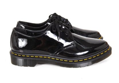Dr.Martens DUPREE Patent Leather Shoes Black Sneakers Size UK7 (26cm)