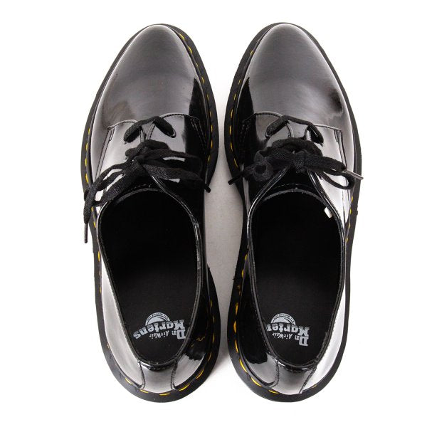 Dr.Martens DUPREE Patent Leather Shoes Black Sneakers Size UK7 (26cm)