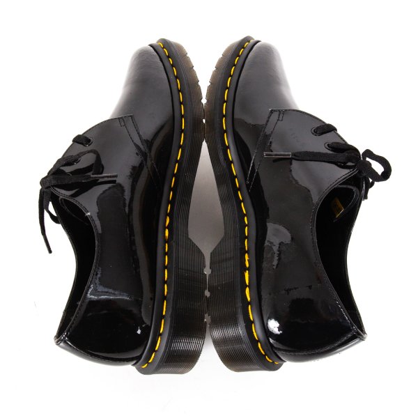 Dr.Martens DUPREE Patent Leather Shoes Black Sneakers Size UK7 (26cm)