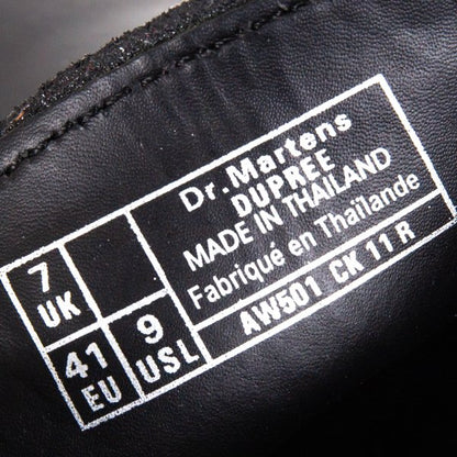 Dr.Martens DUPREE Patent Leather Shoes Black Sneakers Size UK7 (26cm)