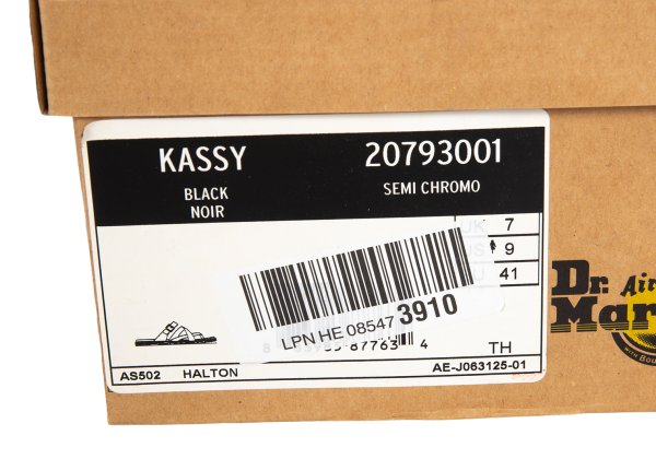 Dr.Martens KASSY Strap Design Sandals Black Size UK7 (26cm)