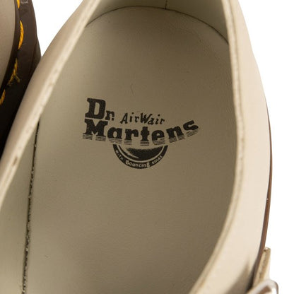 Dr.Martens POLLEY T-Bar Leather Shoes Greige Sneakers Size UK7 (26cm)