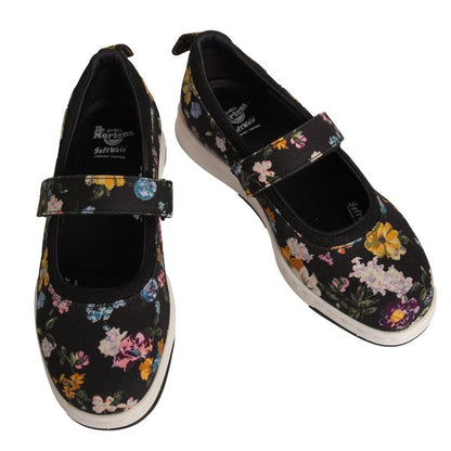 Dr.Martens ASKINS DF Floral Shoes Black Sneakers Size UK7 (26cm)