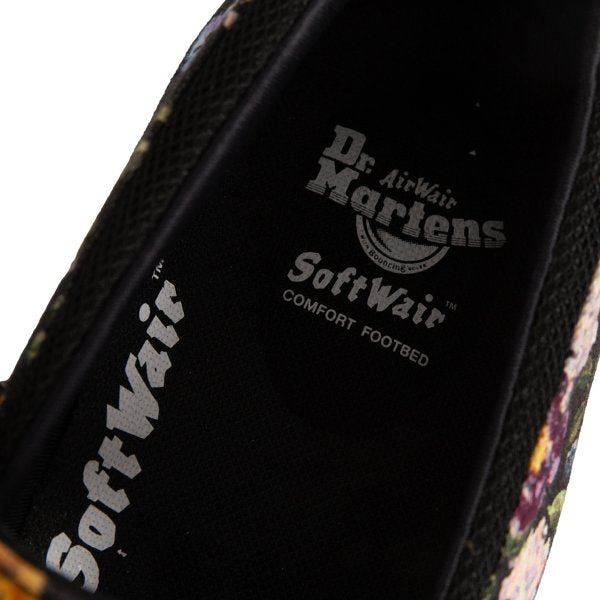 Dr.Martens ASKINS DF Floral Shoes Black Sneakers Size UK7 (26cm)