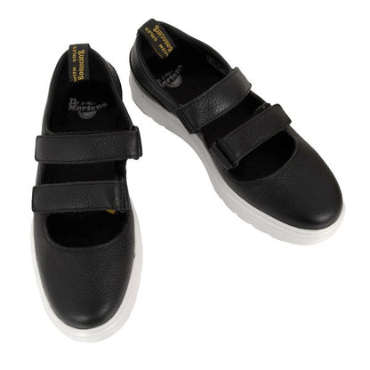 Dr.Martens MAE Velcro Mary Jane Shoes Black Sneakers Size UK7 (26cm)
