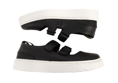 Dr.Martens MAE Velcro Mary Jane Shoes Black Sneakers Size UK7 (26cm)