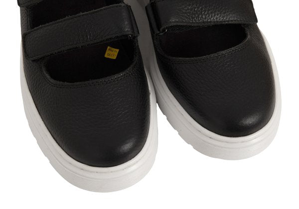 Dr.Martens MAE Velcro Mary Jane Shoes Black Sneakers Size UK7 (26cm)