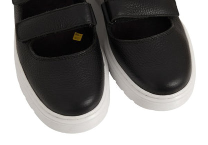 Dr.Martens MAE Velcro Mary Jane Shoes Black Sneakers Size UK7 (26cm)