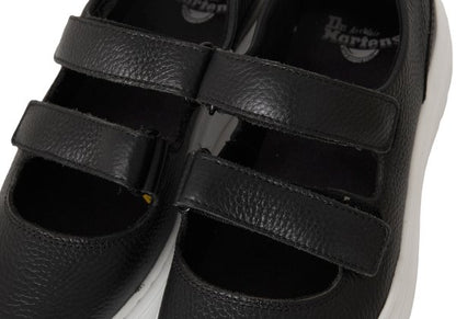 Dr.Martens MAE Velcro Mary Jane Shoes Black Sneakers Size UK7 (26cm)