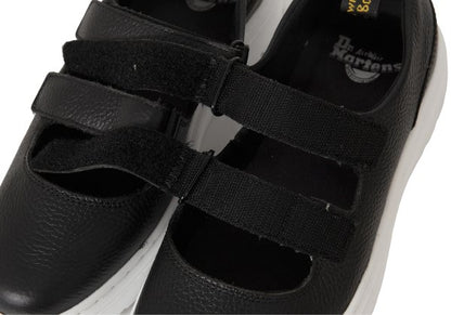 Dr.Martens MAE Velcro Mary Jane Shoes Black Sneakers Size UK7 (26cm)