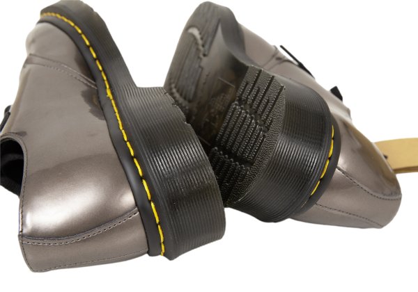 Dr.Martens DUPREE Patent Sneakers Gray Size UK7 (26cm)