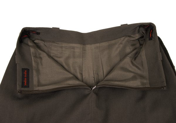 yoshie inaba Cotton Rayon Box Pleat Midi Skirt Size 11