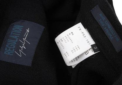 REGULATION yohji yamamoto Wool Blend Pants Black Size 3