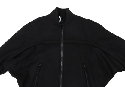 Ground Y Melton Wool Inside-Out Zip Jacket Black Size 3